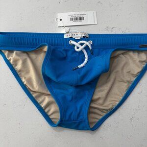 Parke and Ronen Blue Blade Bikini